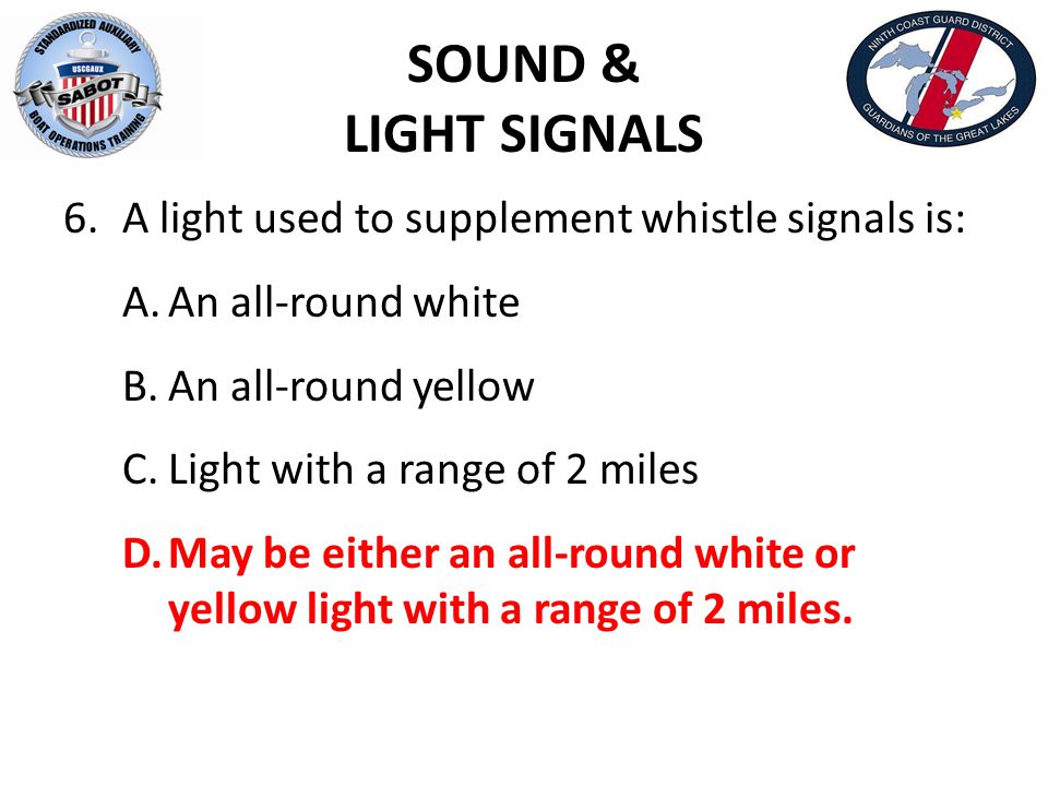 Boat best sale whistle signals